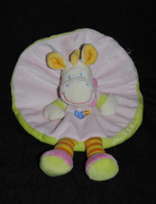 🍀Doudou Plat Cheval Vache