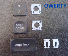 Touches clavier Logitech MX KEYS QWERTY avec charnière