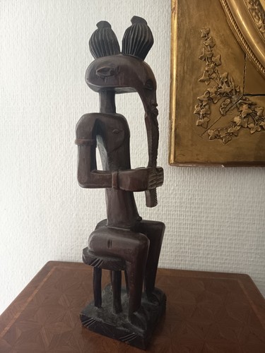 Statuette africaine patriarche - statuette,