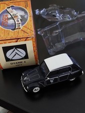 Citroën Dyane 6 "Caban" 1977 bleue nuit toit blanc Miniatures de Norev 1/43