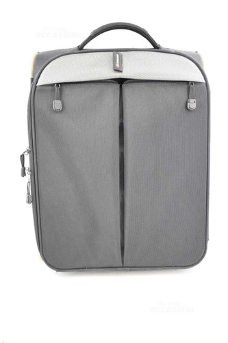 Trolley noir gris tissu - et, en