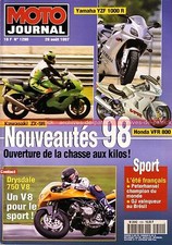 MOTO JOURNAL 1290 Essai Road Test YAMAHA TT 600 R DRYSDALE V8 750 Olivier Jacque