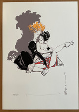 MICHETZ RARE SERIGRAPHIE KOGARATSU HET B GEVAAR 28X40CM ETAT NEUF