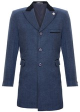 Manteau long marine pour - marine, 3/4