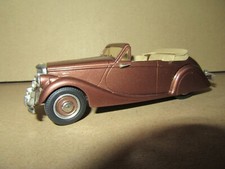 90Q Western Models WMS Kit Jaguar MK V Cabriolet Ouvert 1949 Marron Métal 1:43