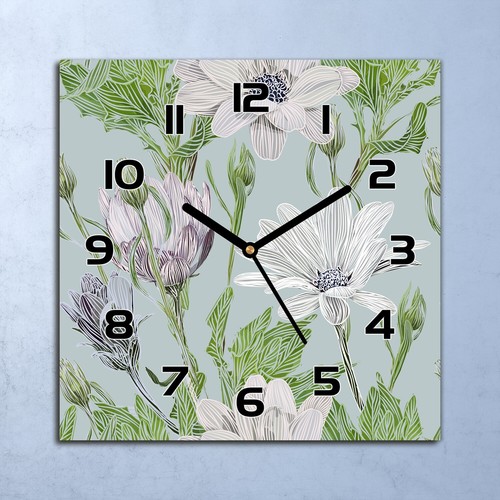 Horloge murale verre - murale,