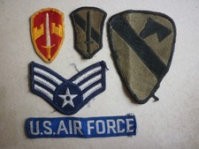 Lot insignes tissu patch US Army guerre Vietnam 2nd Cavalry Airborne Forces