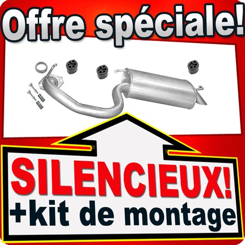 Silencieux arriere pour toyota - arriere,