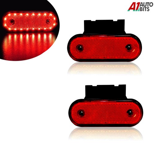 Ovale 12v led - ovale, rouge