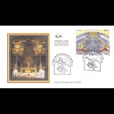 CEF - Orgue église St Jacques de Lunéville (2 env), oblit 10/11/2012