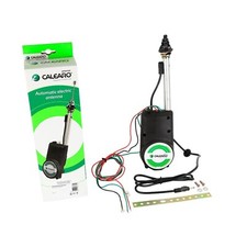 Antenne télescopique électrique AM FM 79cm DIN pour voiture ancienne BUS noir