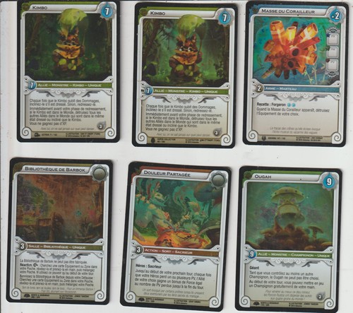 Lot cartes wakfu tcg - cartes,