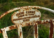 USINE CARRÉ,ancienne chaise de jardin, lames, François Carré, usine carré, Paris