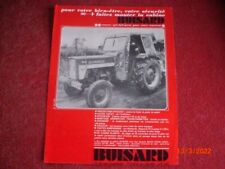 ANCIEN  PROSPECTUS   PUBLICITAIRE CABINE  BUISARD / TRACTEUR  McCORMICK  423