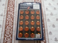 ecrou roue adaptable toyota subaru RAYS orange M12x1.25 DURA NUTS 42mm