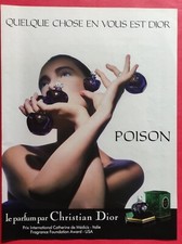 Publicité de presse: Parfum POISON de Christian DIOR 1987