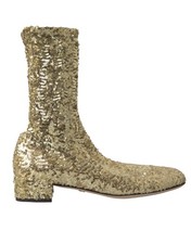 Dolce&Gabbana Femme Or Bottes
