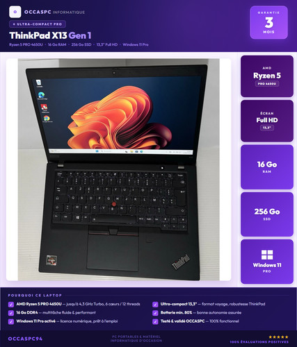 Lenovo thinkpad x13 gen - x13,