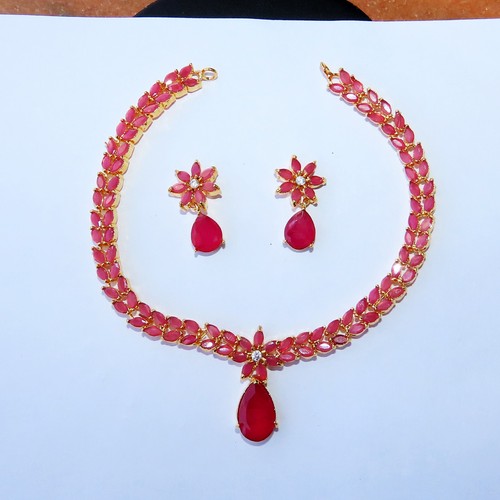 Parure collier boucles - parure,