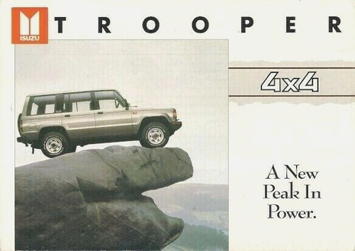 Isuzu trooper 1987 - isuzu,