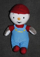 Doudou Tchoupi JEMINI 2016 Salopette Bleu Casquette Rouge Peluche 20 Cm T'choupi