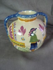 Beau vase faïence henriot - vase, en