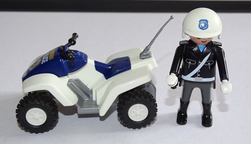 Playmobil police quad a - le,