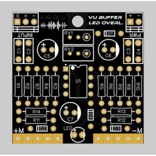 VU metre buffer + peak Led PCB