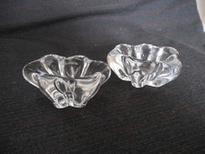 SALIERE POIVRIERE EN CRISTAL signé DAUM