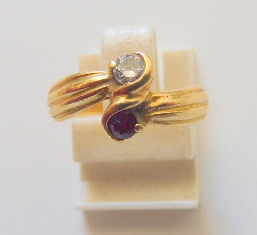 Bague moderne toi moi or - toi,