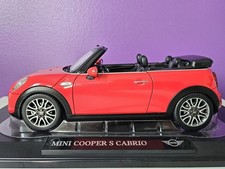 Mini Cooper S Cab Cabrio Cabriolet F57 Rouge Chili Red Norev 1/18 Dealer Édition