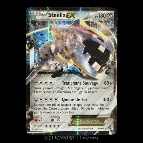 Carte pokémon steelix - carte, ex