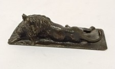 Statuette Lion Couché En