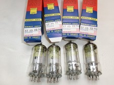 LOT n°3 RADIO TSF  4x LAMPE DARIO PENTODE EF40 TUBE VALVE TESTED NOS NIB =°=