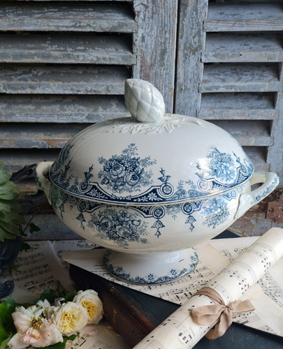 Ancienne soupiere terre fer - ancienne,