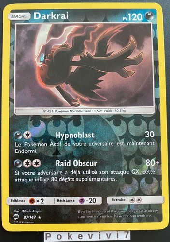 Carte pokemon darkrai 147 - pokemon,