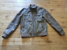 blouson cuir synthétique marron clair Armand Thiery