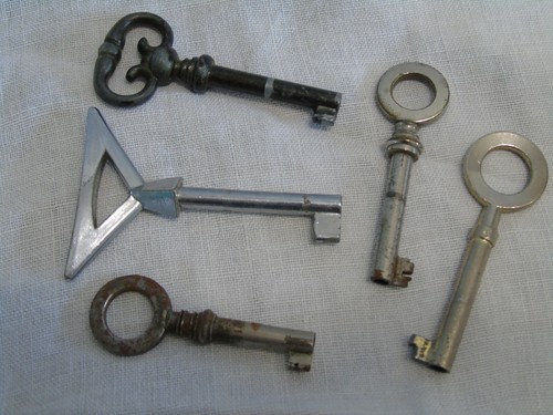 Lot clés anciennes - lot, 5