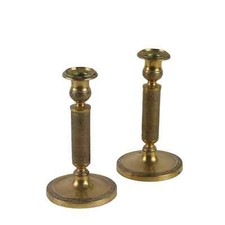 Bougeoirs Anciens Bronze