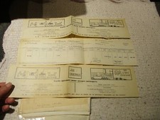 Lot Anciennes Factures