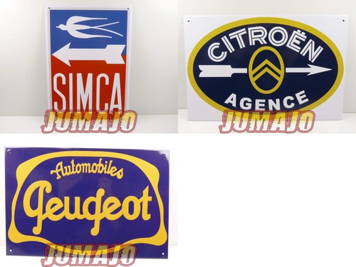 Lot plaques publicitaire - lot,