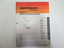 1977 Johnson Hors-Bord Service Manuel 175 200 Réparation Atelier JM-7711