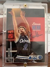 Steve Kerr Signed Card Mint In