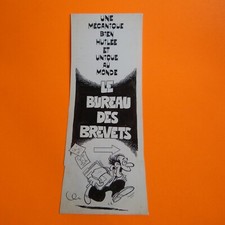 Z11 3 BD  PLANCHE DESSIN ORIGINAL 30X12CM LE BUREAU DES BREVETS