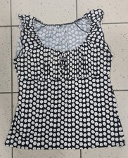 Chemisier style BB satiné blanc et noir tailles M pour femme impeccable 