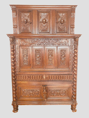 Buffet renaissance chêne - buffet,