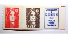TIMBRE FRANCE ** MARIANNE BICENTENAIRE  ADHESIF 2874a  L'ENVELOPPE A CASES 1994