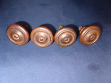 4 gros boutons bois tourné