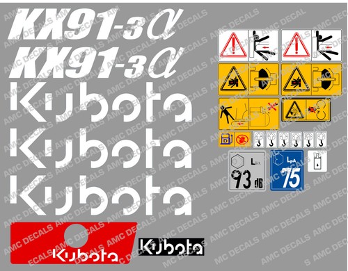 Kubota kx91 ensemble - kubota, kx91-3