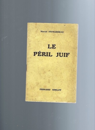 Marcel jouhandeau le péril - marcel,